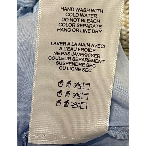 Anthropologie Ruffled Lace Tank - BLUE - NWT - XL - Picture 8 of 11